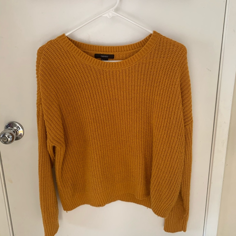 Forever 21 Yellow Sweater